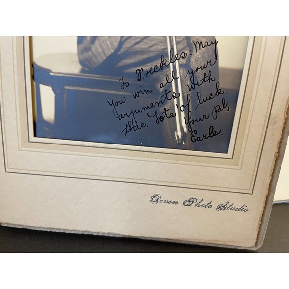 Signed Vintage Photograph Of Swing Band Trombone Player Earle Spencer - Picture 10 of 13